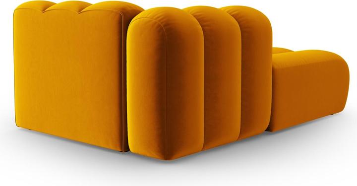 Actual product image Micadoni Velvet Chaise Longue Left, "Lupine", 2 Seats, 117x177x70Made in Europe (Chaise longue)