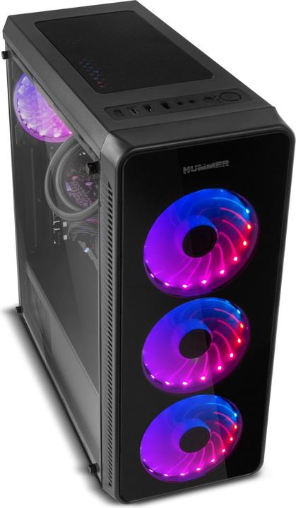 Immagine prodotto Nox ATX TOWER HUMMER TGM RAINBOW RGB - Torre (mATX, Mini-ITX, ATX)