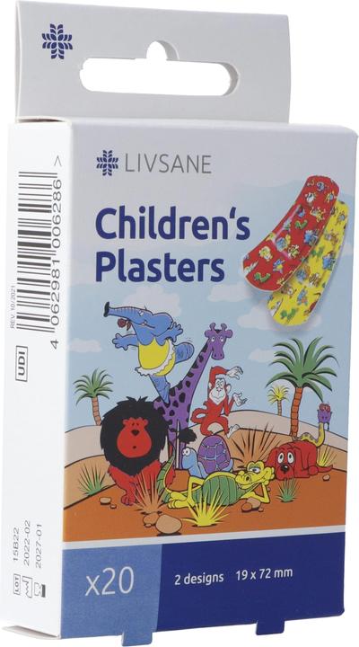Actual product image Livsane Children's Plaster Funny Animals Pfl (20 x)