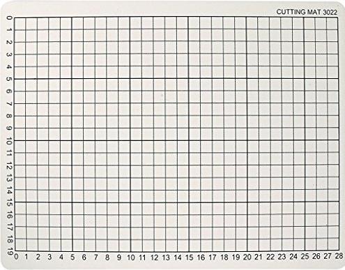 Produktbild Creativ Company Snijmat Rubber met Rasterlijnen, 30x45cm (45 x 30 cm)