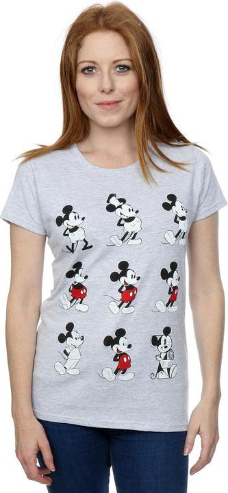 Actual product image Disney Womens/Ladies Mickey Mouse Evolution Cotton T-Shirt (S)
