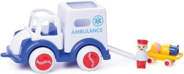 Productafbeelding Viking Toys Auto Jumbo ambulance met figuren P.6 (045-1257)
