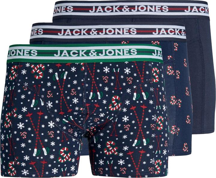 Image du produit Jack & Jones Jacxmas Candy Trunks 3 Pack Jnr (140, Lot de 3)