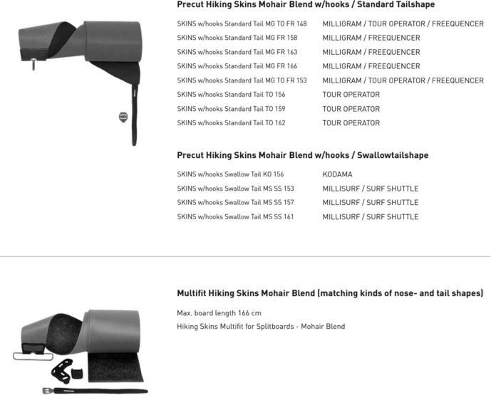 Produktbild Amplid Precut Hiking Skins w.Hooks