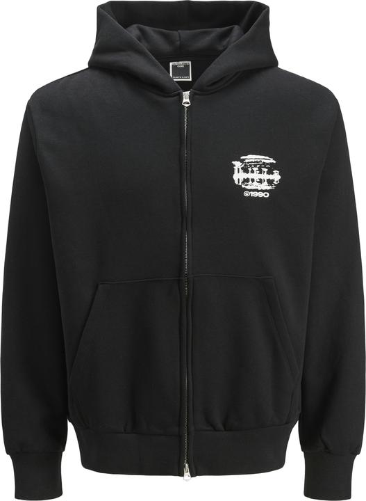 Jack & Jones Jcoprime Sweat Zip Hood Ciff Ln (S)
