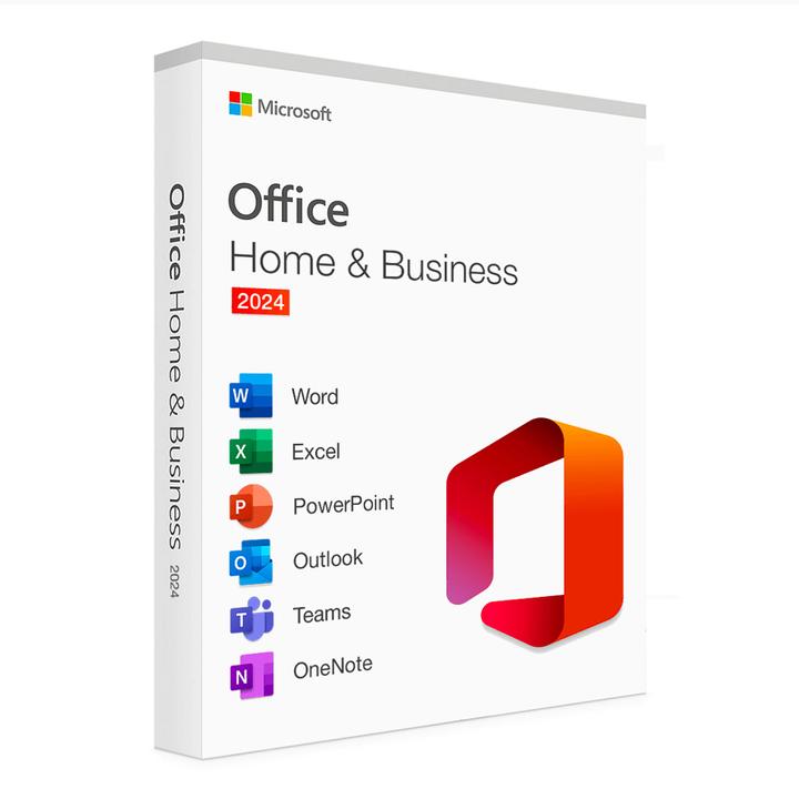 Actual product image Microsoft Office Home & Business 2024 (DE) (1 User, unlimited)