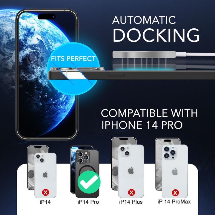 Image du produit Nalia Étui en silicone transparent clair (Apple iPhone 14 Pro)