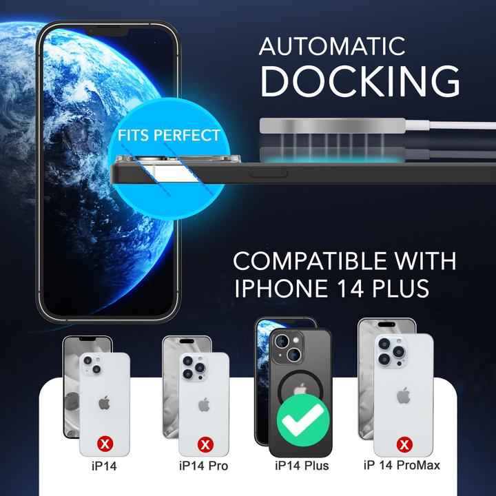 Image du produit Nalia Étui en silicone transparent clair (Apple iPhone 14 Plus)