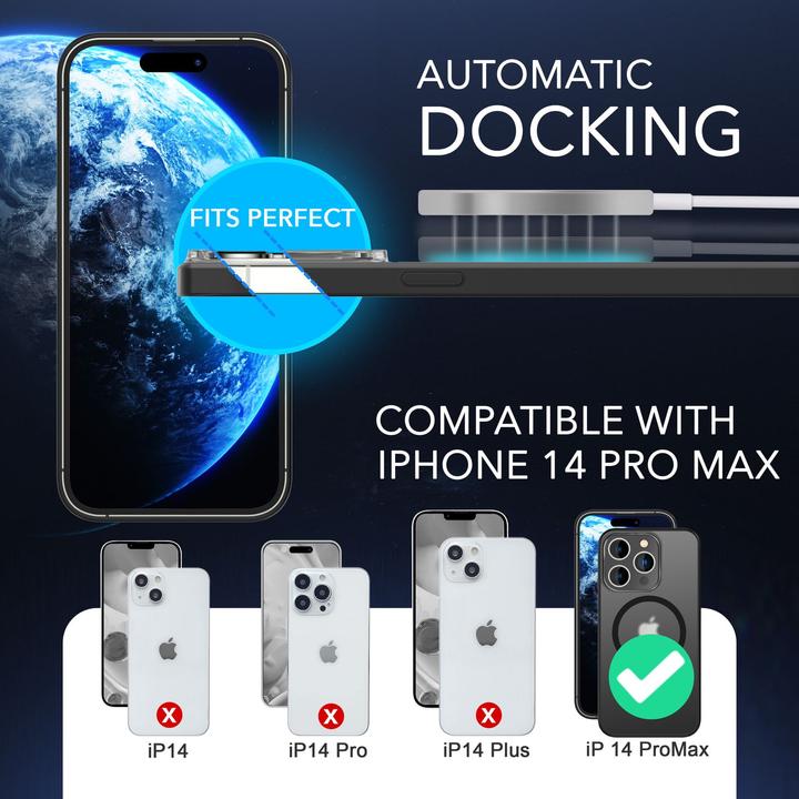 Produktbild Nalia Klare Transparente Silikon Hülle (Apple iPhone 14 Pro Max)