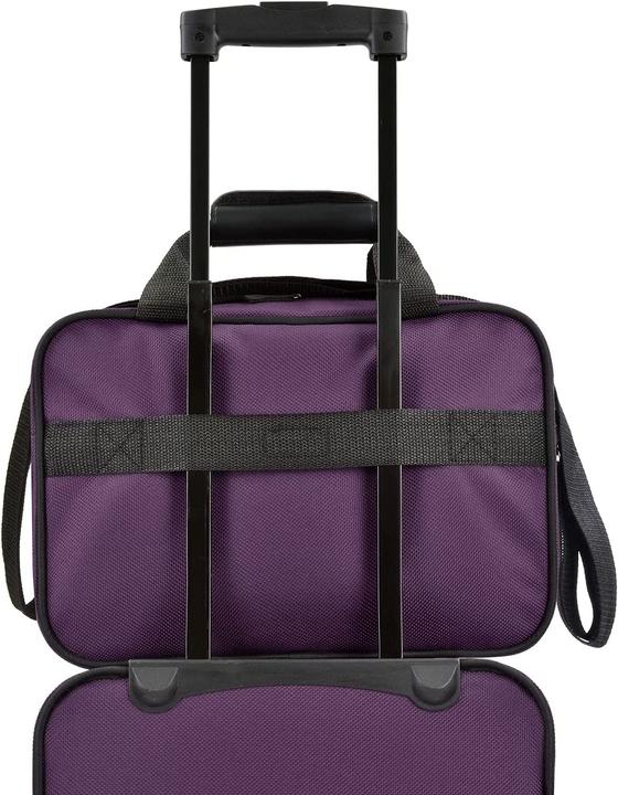 Produktbild U.S. Traveler Carry-on Luggage Set Violett, 2 Wheel (Handgepäck (bis 50l))