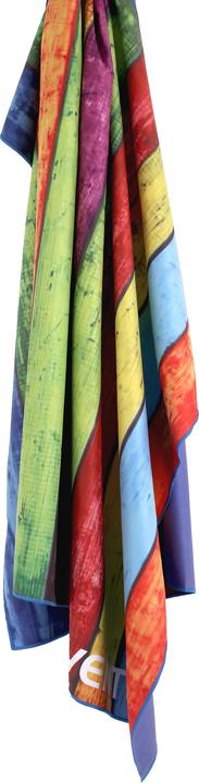Produktbild Lifeventure Recycled SoftFibre Trek Towel, Striped Planks, Giant (150 x 90 cm)