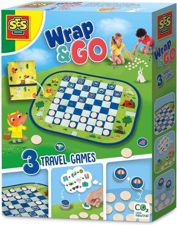 Image du produit Ses Jeux de voyage Wrap and Go, 3in1 (Anglais, Français, Néerlandais, Allemand)