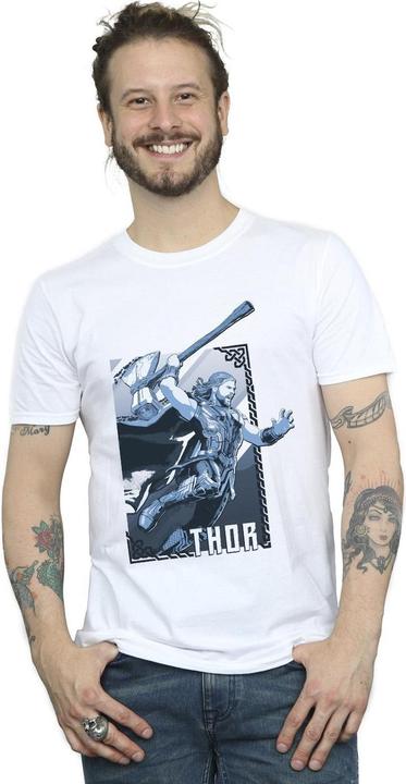 Image du produit - T-shirt THOR LOVE AND THUNDER ATTACK - Homme (M)