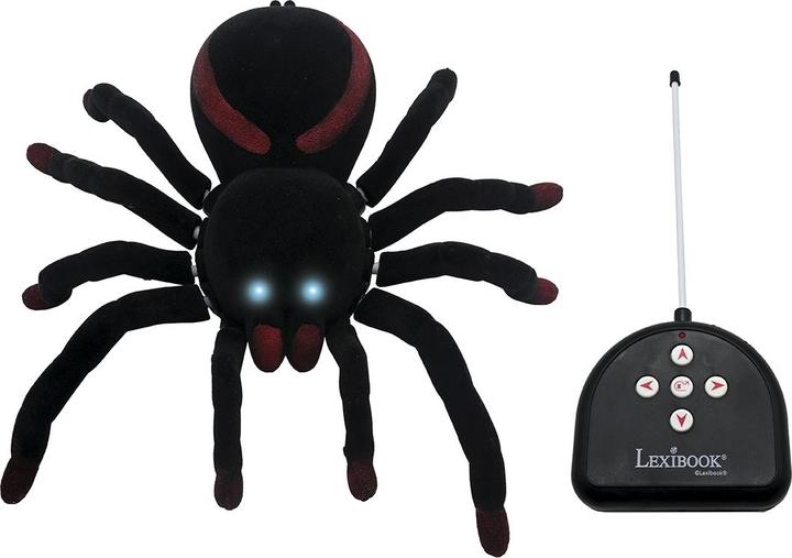Lexibook Ragno realistico telecomandato Tarentula con effetti luminosi