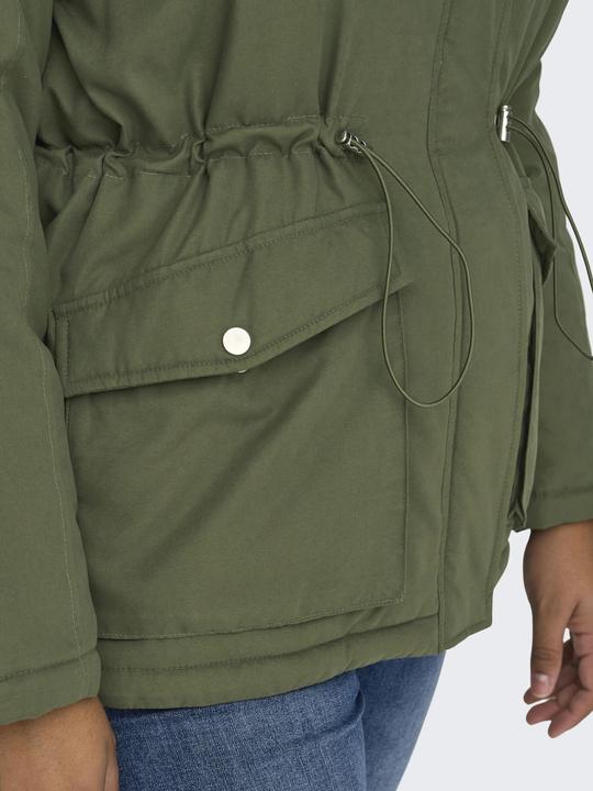 Produktbild Only Kapuze mit abnehmbarem Kunstfell-Rand Curve Parka Langer Parka (L)