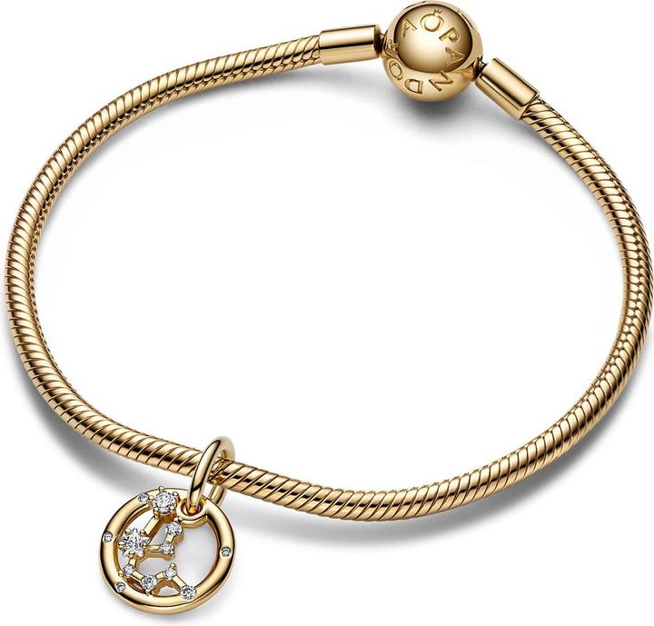 Image du produit Pandora Verseau Zodiac Charm/Beads (Métal, Plaqué or)