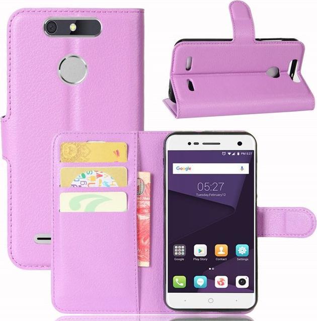 Actual product image MU Classic Litchi leather case (ZTE Blade V8 Lite)