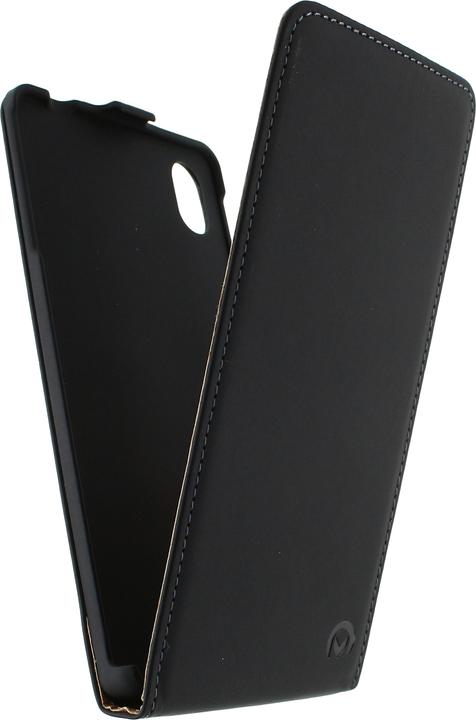 Actual product image Mobilizera Ultra Slim Flip Cover Sony Xperia M4 Aqua Sort (Sony Xperia M4 Aqua)
