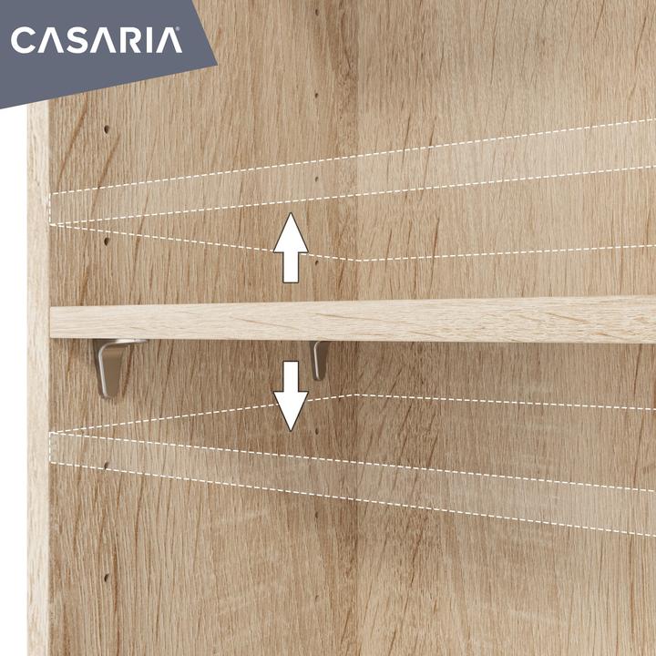 Immagine prodotto Casaria Scaffale libreria (190 x 60 x 28 cm)