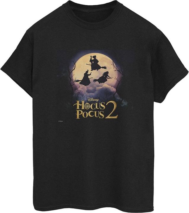 Actual product image Disney Womens/Ladies Hocus Pocus Witches Flying Cotton Boyfriend T-Shirt (XL)