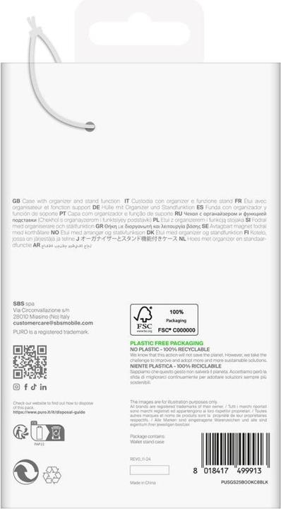 Produktbild Puro Klapphülle (Samsung Galaxy S25+)