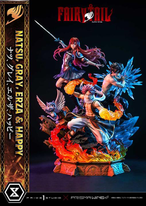 Produktbild Prime 1 Studio FAIRY TAIL -Natsu, Gray, Erza, Happy -Statue Del. Bonus Vers. 1/7 57cm