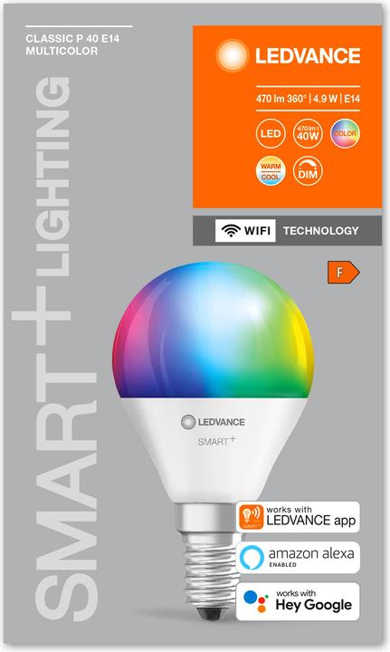 Actual product image Ledvance Classic P (E14, 5 W, 470 lm, 1 x, F)