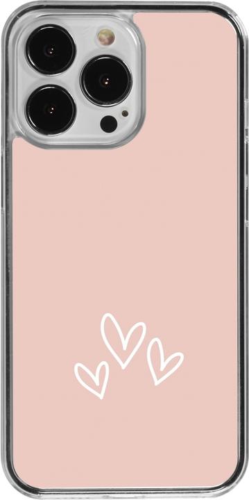 Immagine prodotto PhoneLook Coque trasparente San Valentino 2023 tre cuori minimalisti (Apple iPhone 13 Pro)