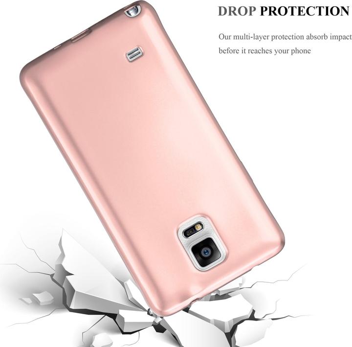 Actual product image Cadorabo Hard Cover Matt Metal Case for Samsung Galaxy NOTE 4 (Samsung Galaxy Note 4)