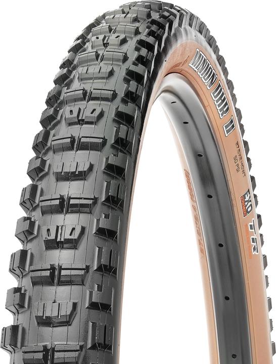 Actual product image Maxxis Minion DHR II Skinwall TR EXO 60TPI Dual (27.5 x 2.40, 61-584)