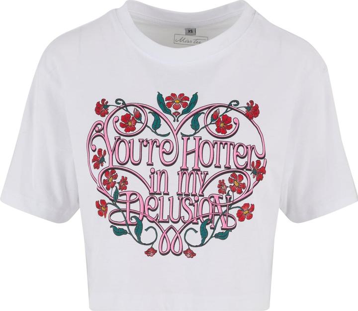 Miss Tee Hotter Delusion Ladies Short Overized Tee - 159393