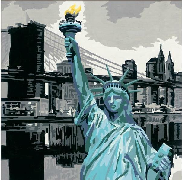 Image du produit Ravensburger Painting by Numbers : les vibrations de la ville de New York