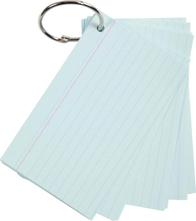 Produktbild Exacompta Flashcards (A7, 205 g/m², 50 x)