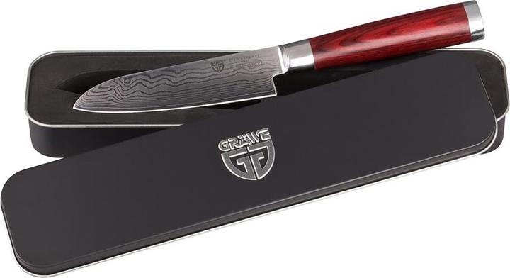 Actual product image Gräwe Damascus knife 12.5cm blade (12.50 cm)
