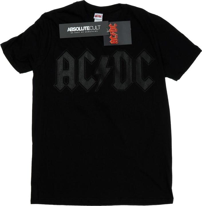 Actual product image AC/DC Mens Black Logo T-Shirt (L)