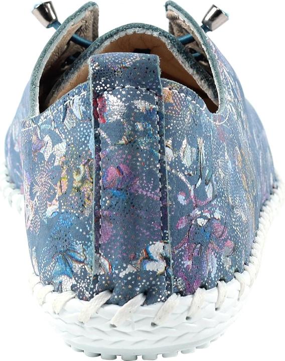 Actual product image Lunar Exbury Floral Leather Canvas Shoes (37)