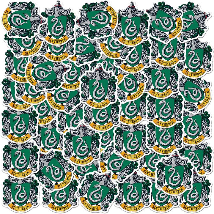 Produktbild Slytherin Wappen Aufkleber Deluxe 50erPack Vinyl