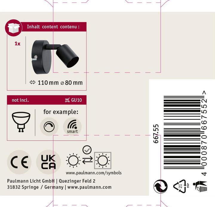 Image du produit Paulmann Carolina (GU10)