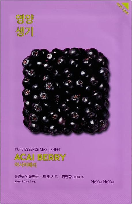 Immagine prodotto Holika Holika Maschera Pure Essence Foglio Bacca di Acai (20 ml)