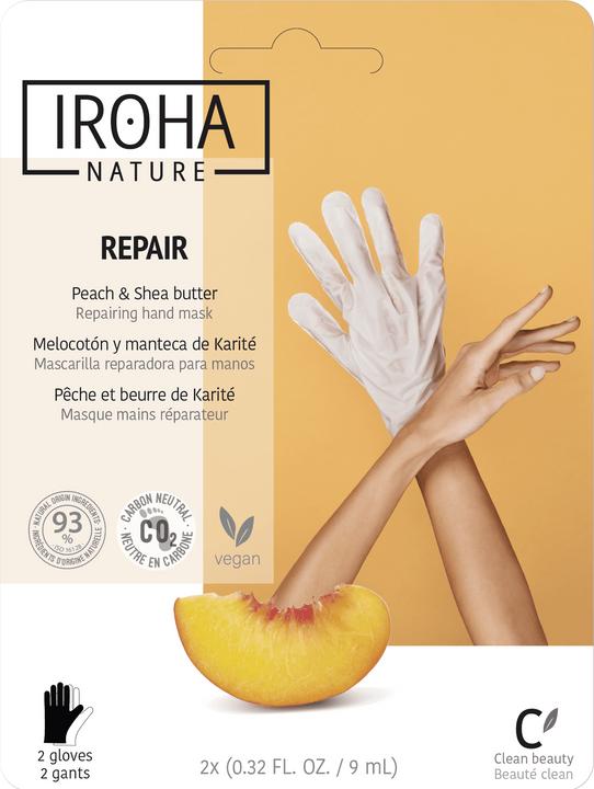 Produktbild Iroha Nature Nature - Hand Mask Gloves Repair Peach (9 ml)