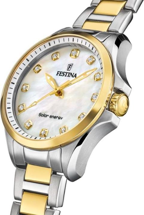 Immagine prodotto Festina F20655/1 Orologio da donna a energia solare 35mm 5ATM (Orologio da polso analogico, 35 mm)