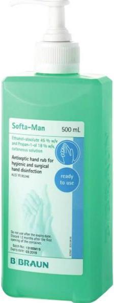 Actual product image B.Braun Händedesinfektion mit Dosierpumpe (500 ml)