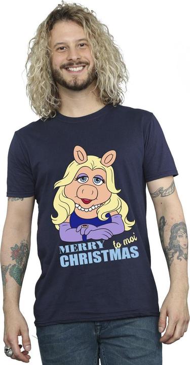 Immagine prodotto Disney Muppets Miss Piggy Queen of Holidays Maglietta Uomo (M)