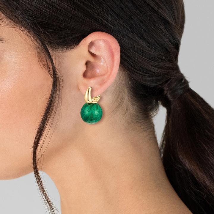 Image du produit Yokoamii Perle en plastique jaune d'or pour femme - 32042 (Alliage métallique)