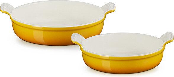 Le Creuset Set de plats à four ronds Tradition 20/24 cm Nectar
