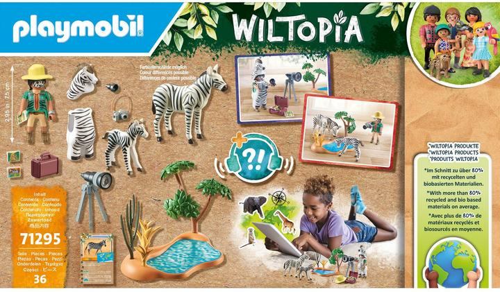 Image du produit Playmobil Wiltopia - En route avec la photographe animalière (71295, Playmobil Wiltopia)