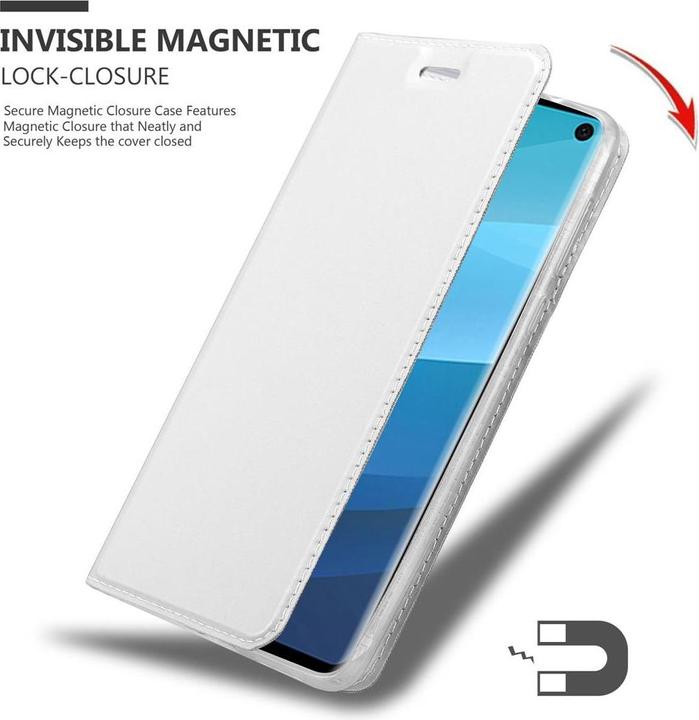 Actual product image Cadorabo Book Classy Style Cover (Samsung Galaxy S10)