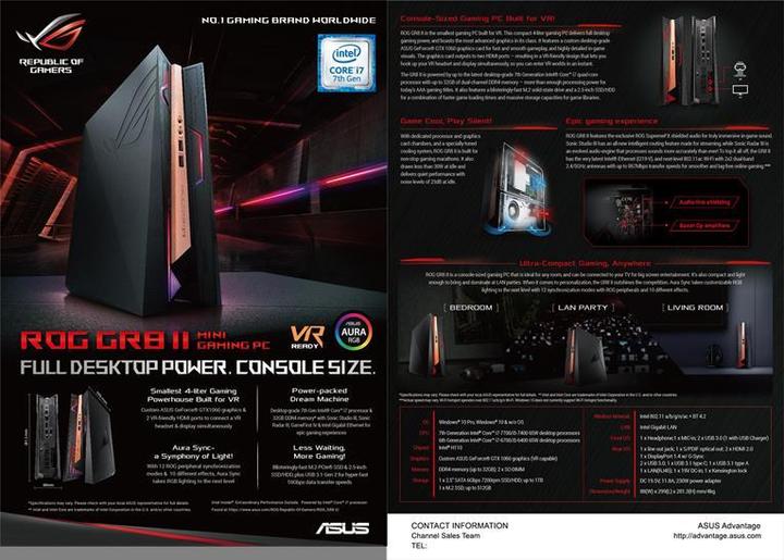 Produktbild ASUS Gr8 Ii-T062z (Intel Core i7-7700, 16 GB, 512 GB, GeForce GTX 1060)