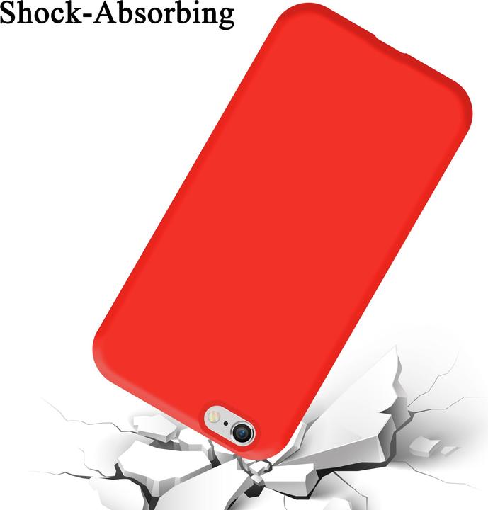 Actual product image Cadorabo TPU Liquid Silicone Case Cover (Apple iPhone 6 Plus)