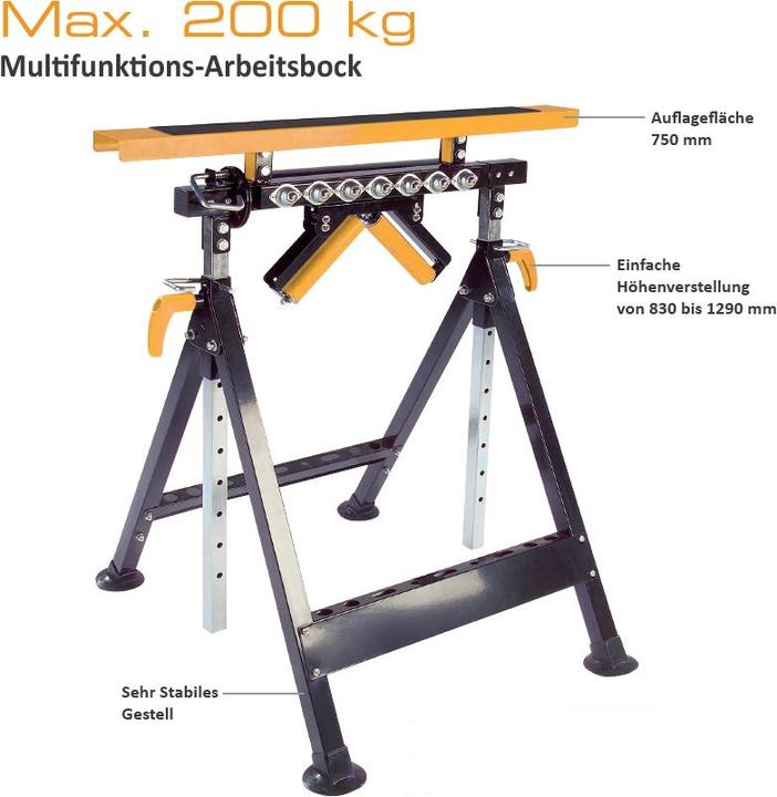 Image du produit Batavia Tréteau de travail multifonctionnel (67 cm, 54 cm)